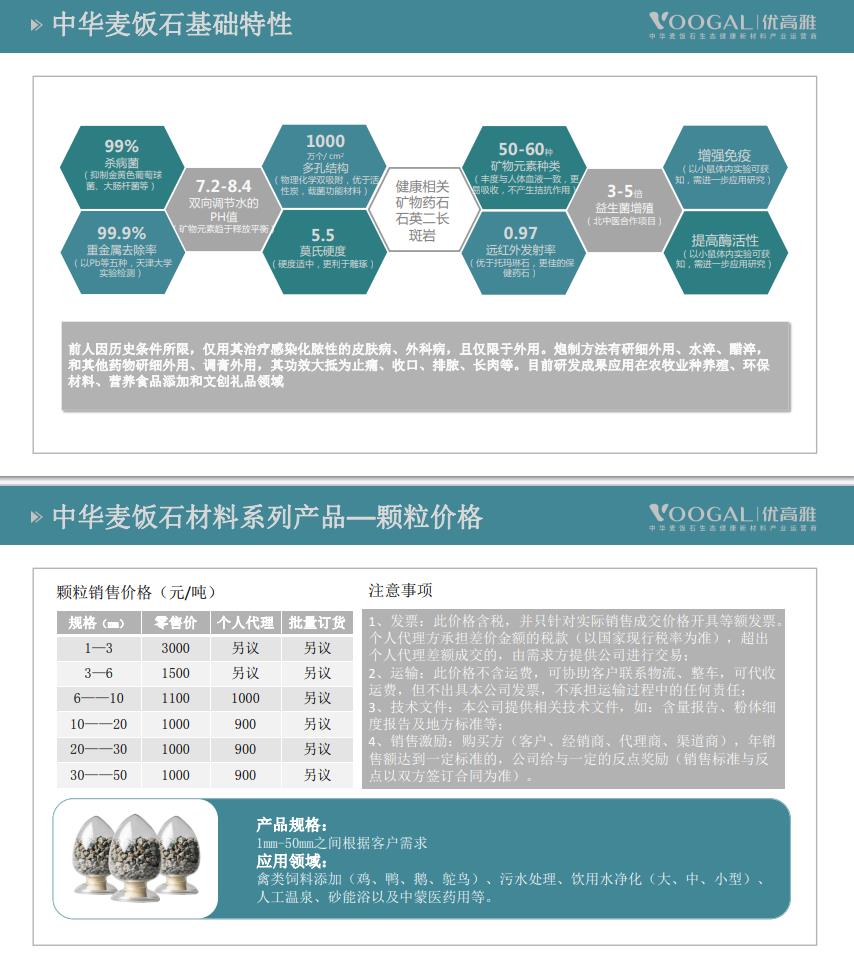 中华麦饭石材料及应用研究